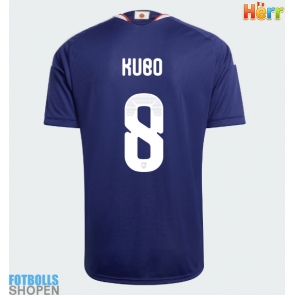 Billiga Japan Takefusa Kubo #8 Hemmatröja VM 2026 Kortärmad